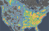 SQM map