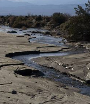 water in first crossing coyote creek