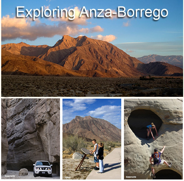 hiking exploring anza borrego desert state park