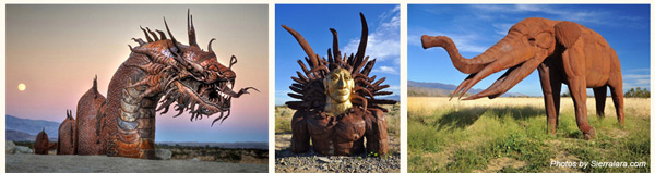 sculptures of Recardo Breceda in Borrego Springs